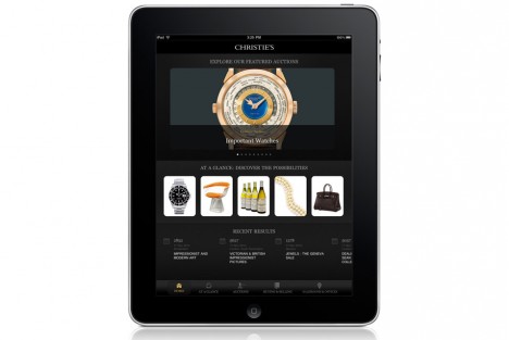 Christie's auction iPad app