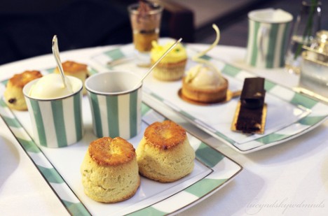 Claridges afternoon tea