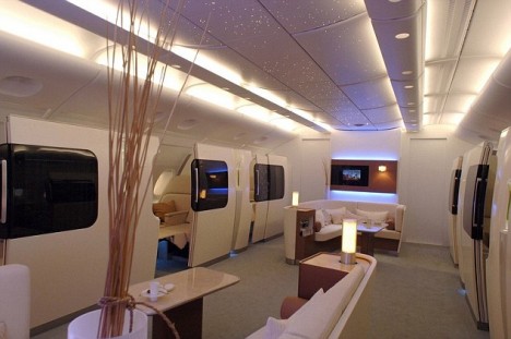 Qantas A380 Social area