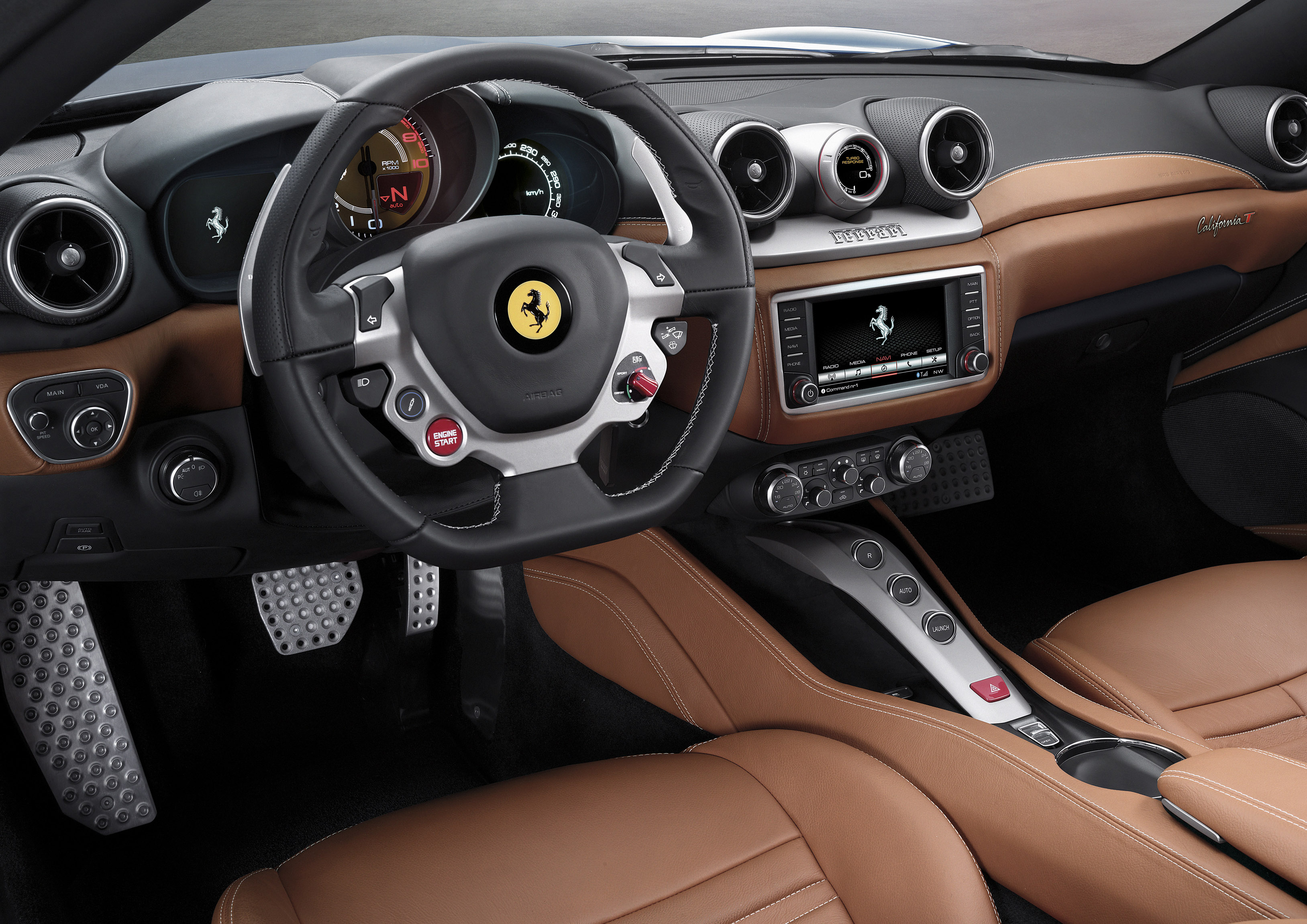 Ferrari California T interior - LUXUO Ferrari California T interior - LUXUO