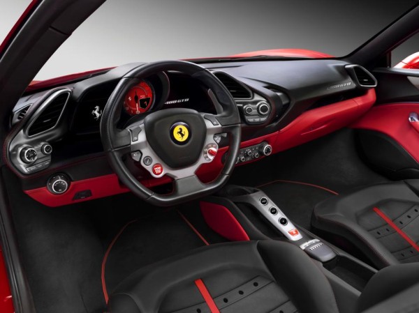 Ferrari 488 GTB interior