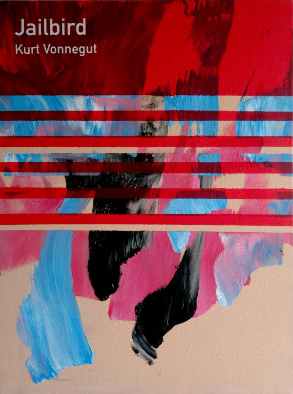 Heman CHONG, Jailbird  Kurt Vonnegut, 2014, Acrylic on canvas, 61 x 46 x 3.5 cm