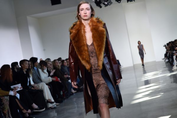 Calvin Klein NYFW Faux Fur