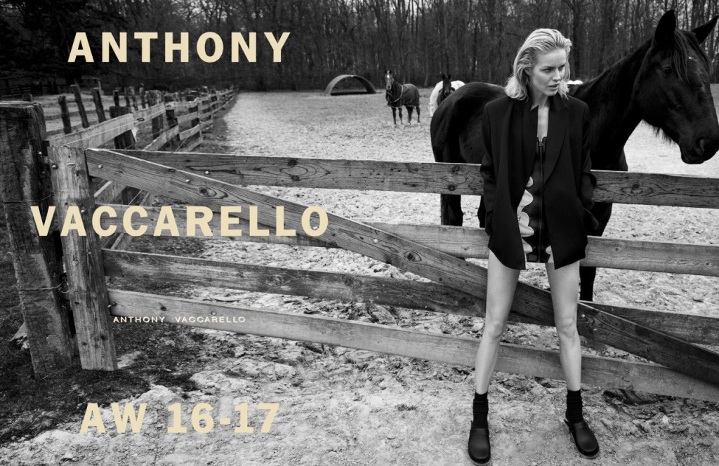 Eva Herzigova for Anthony Vaccarello