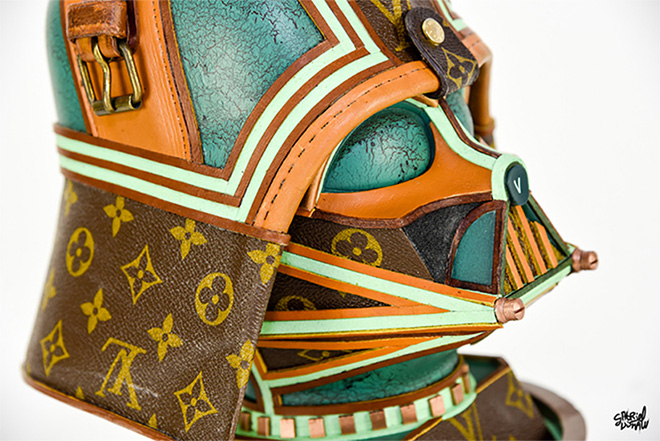 Casque Star Wars Louis Vuitton/ Sculpture Pop Art Unique