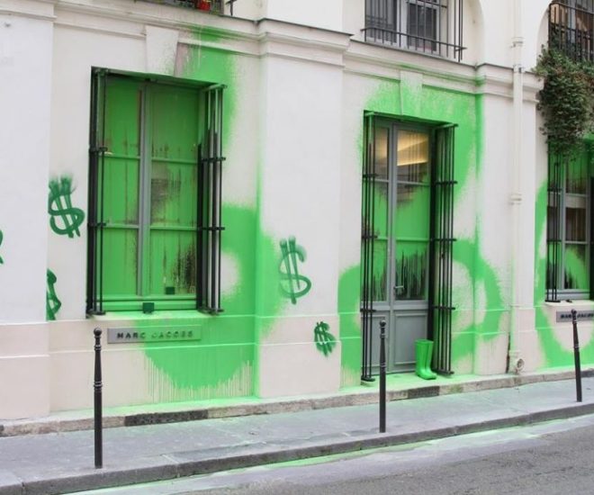 Marc Jacobs Paris store graffiti