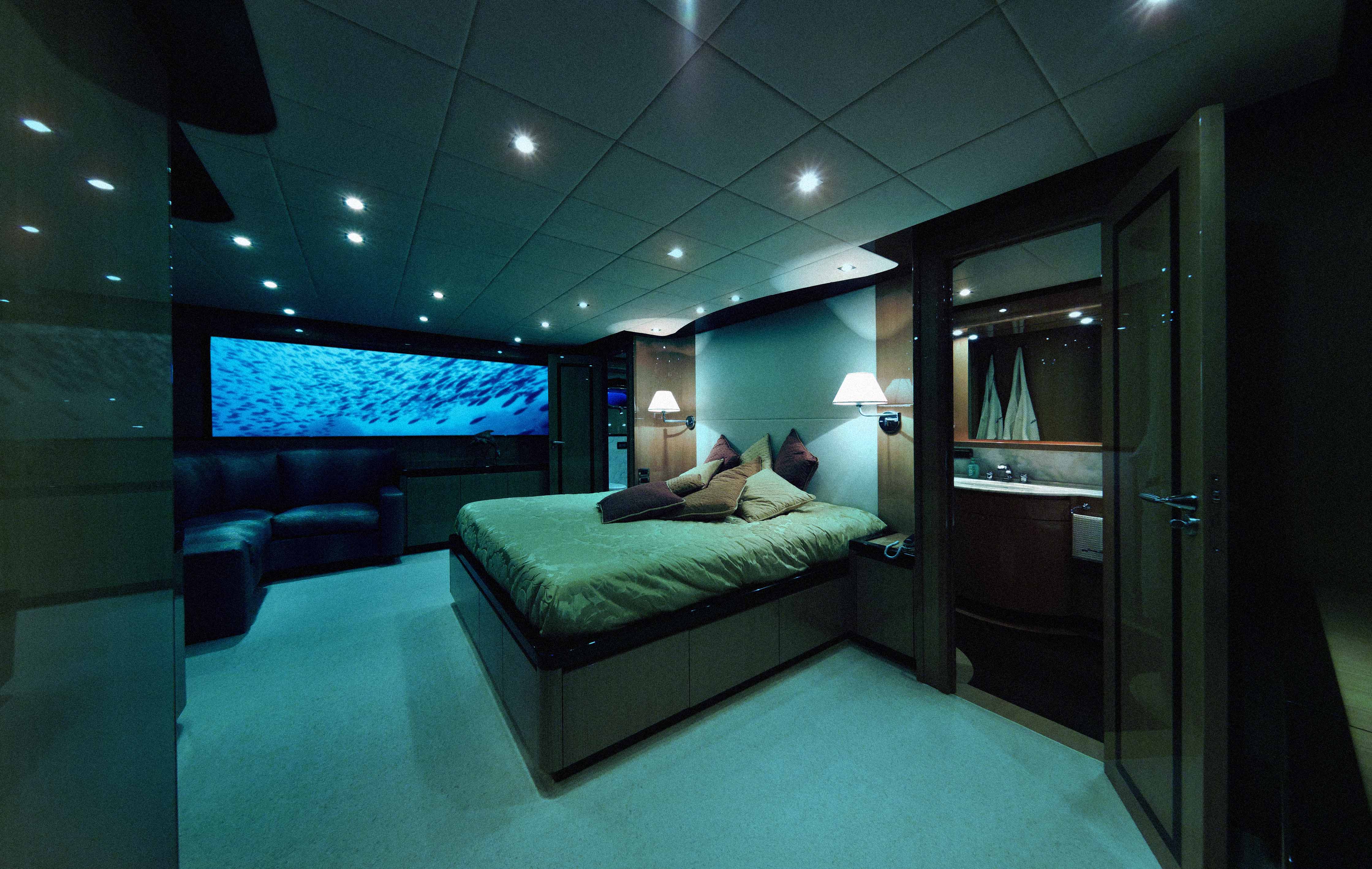 luxury submarine bedroom