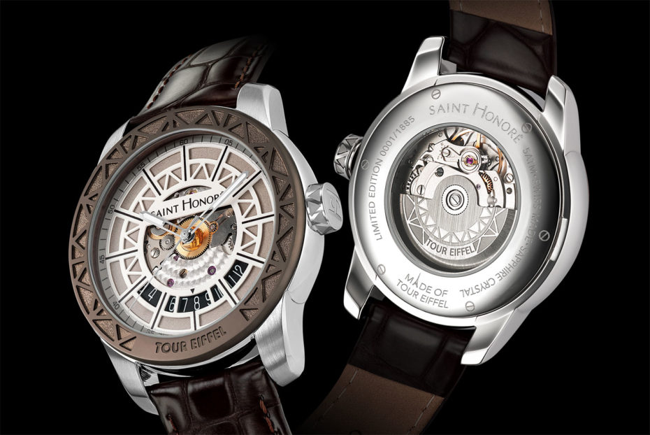 A piece of the Eiffel Tower in a Saint Honoré watch LUXUO