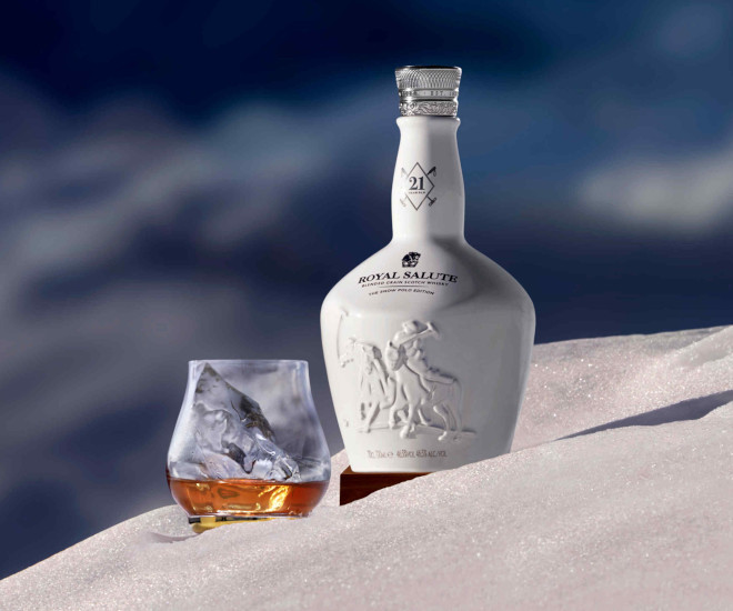 Royal Salute Unveils it's Latest 21 year old Snow Polo Whiskey