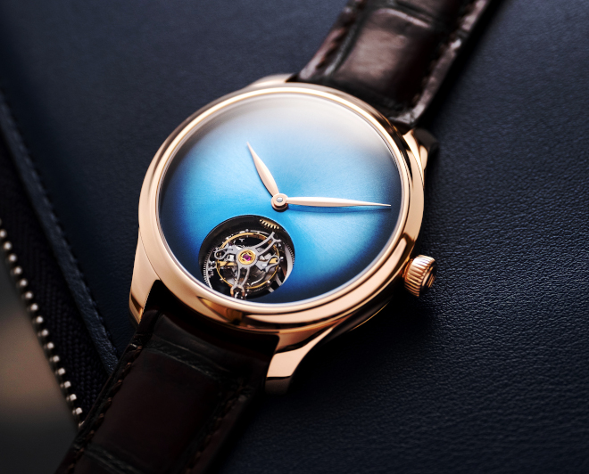 H. Moser Fumé dial watches are an Exquisitely Purist take on High Horology
