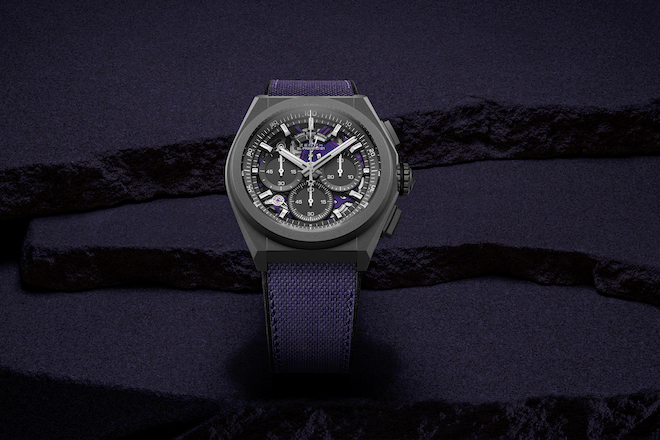 New Zenith Defy 21 chronographs in Ultraviolet and Pink Editions