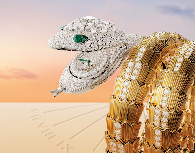 Diamonds ☆BVLGARI☆ SERPENTI SKIN 27㎜ ウォッチ♪ Bvlgari Serpenti Misteriosi: Tiny Mechanical Wonder