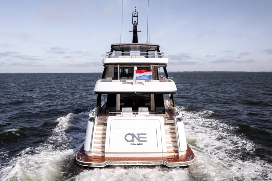 Van der Valk’s One completes sea trials 1 2 Van der Valk Shipyard MY ONE 02.jpg
