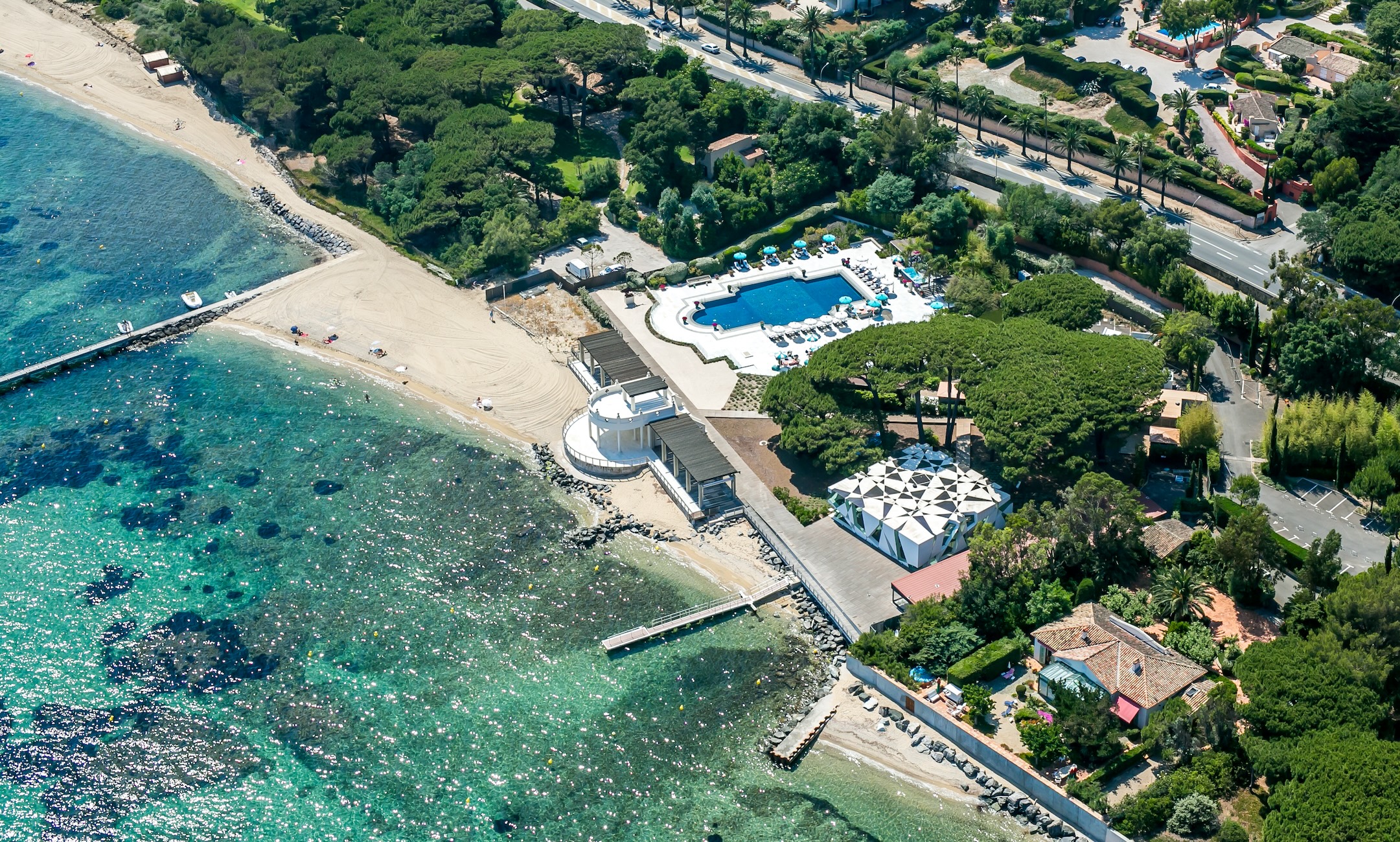 Beauvallon Beach Club Aerial