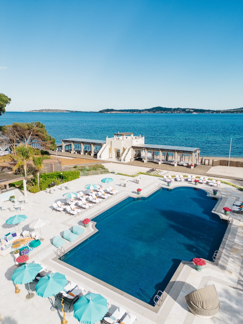 Le Beauvallon Poolside View
