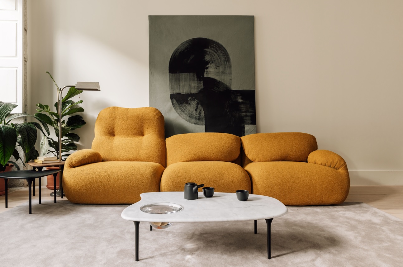 Luva sofa and cyclade tables