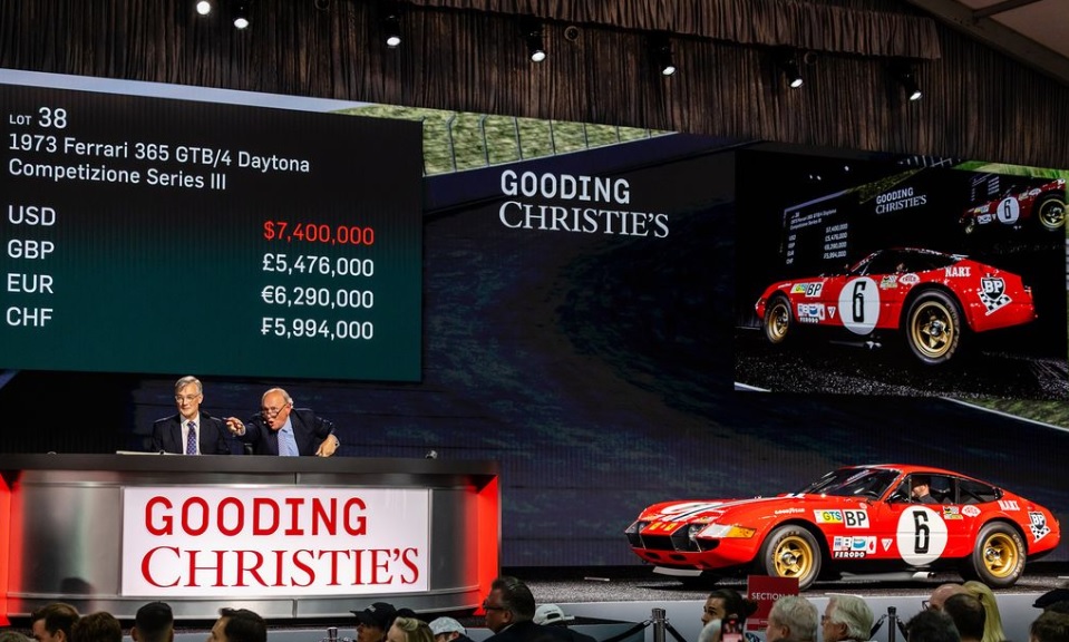 Ferrari 365 GTB, Gooding Christie's. Foto de Hanna Yamamoto