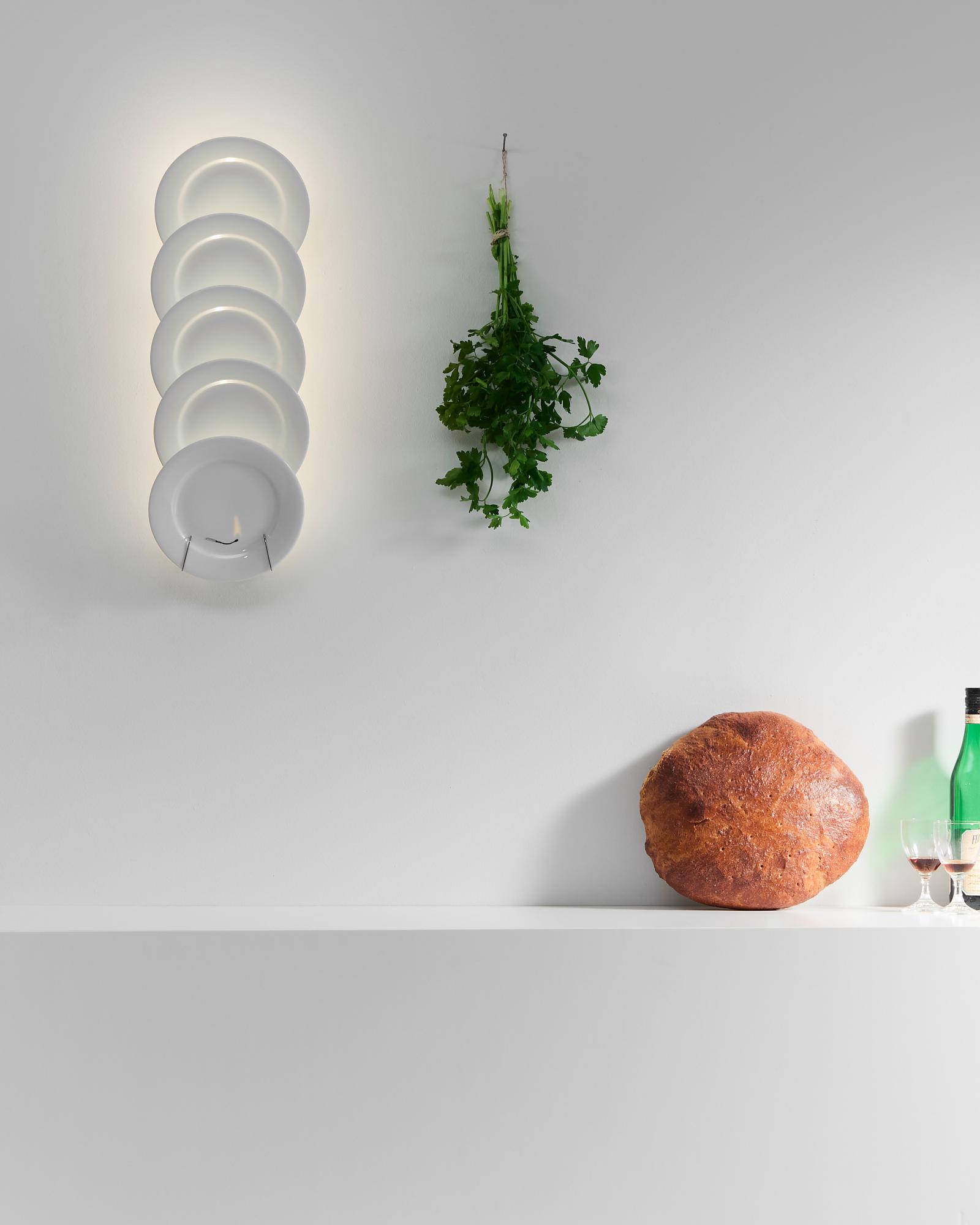 Ingo Maurer's "Bright Kitchen" wall light.