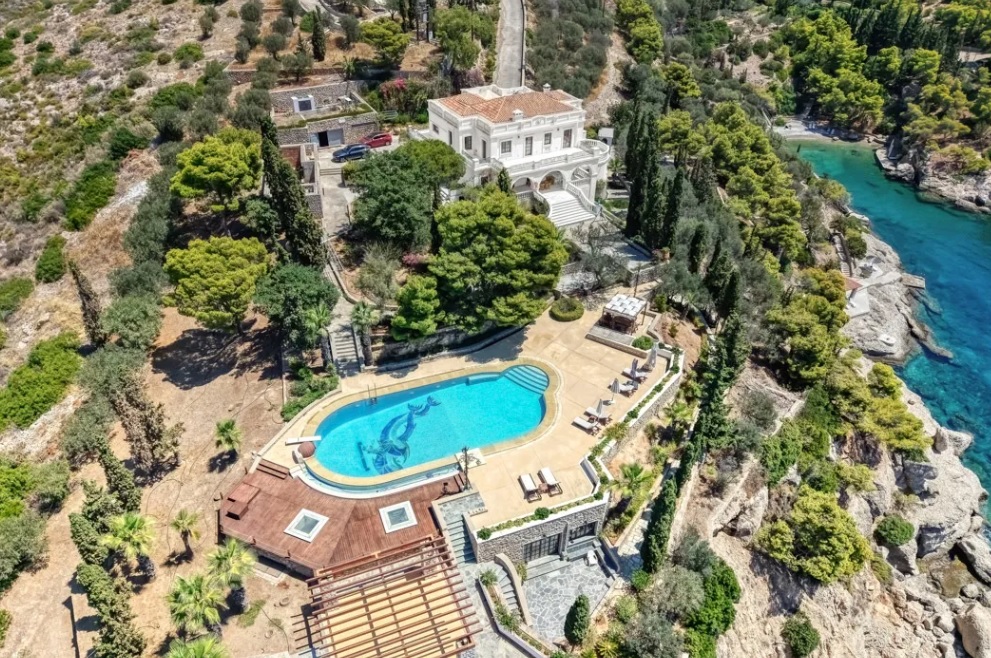 Finca privada junto al mar, Spetses, Ática, Grecia