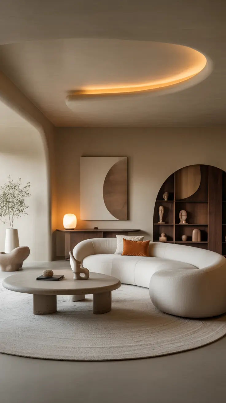 Curved interiors, Cozy Home Inspo