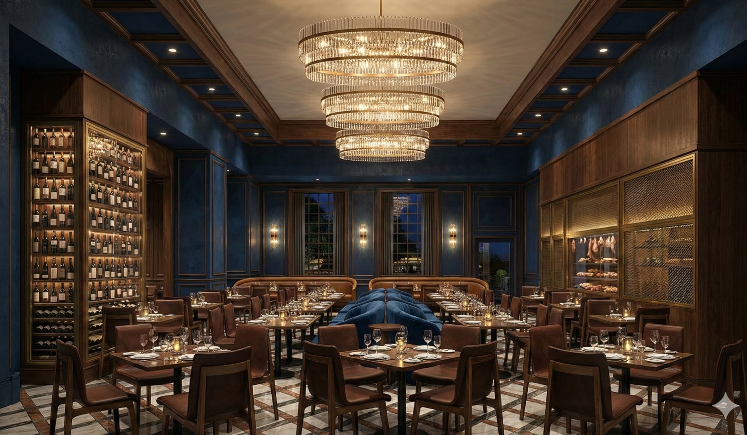 Stag Heads Steakhouse.