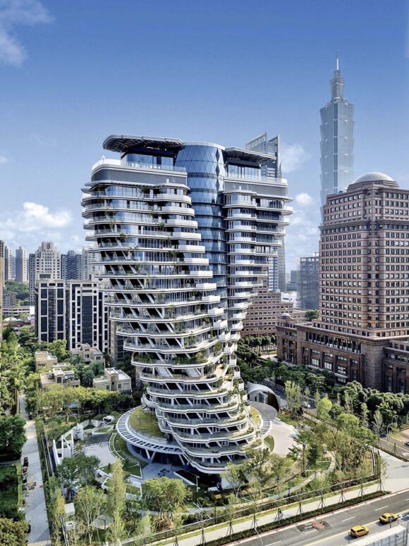 The Tao Zhu Yin Yuan residential building in Taipei, Vincent Callebaut Architecture